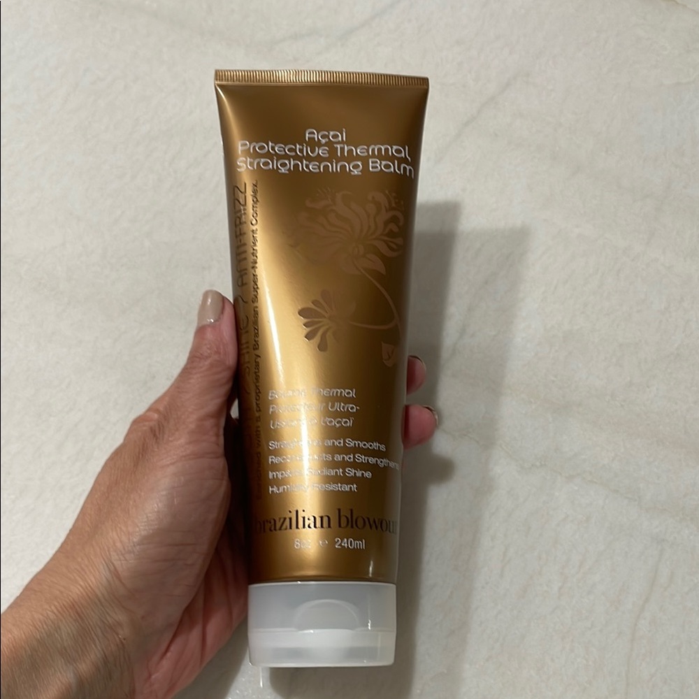 Acai Protective Thermal Straightening Balm - Gold